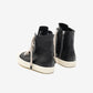 Rick Owens High-Top Jumbo Lace Leather Sneakers