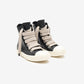 Rick Owens High-Top Jumbo Lace Leather Sneakers