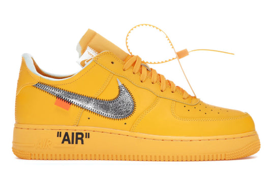 Nike Air Force 1 Low OFF-WHITE University Gold Metallic Silver